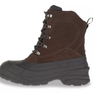 Kamik Men's Dark Brown and Black Lace-Up Boots